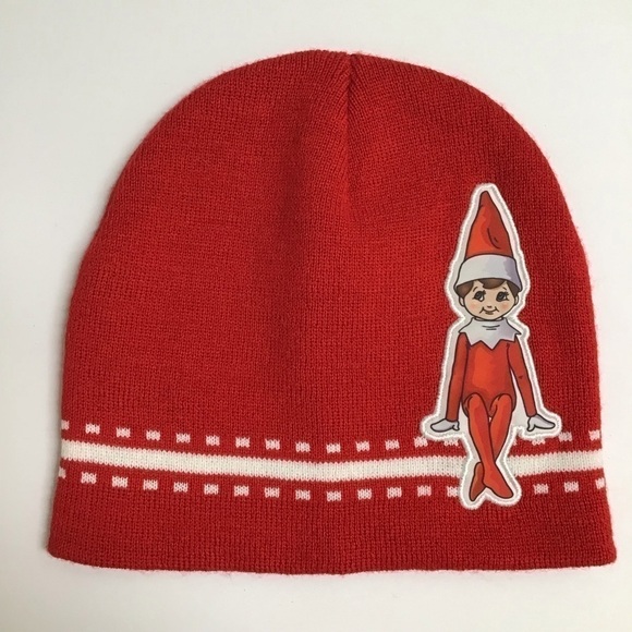 The Elf on the Shelf Knit Beanie Red Hat Snow Ski Cap Christmas Tradition 2019 - Picture 1 of 11